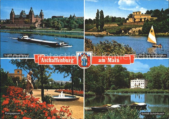 Aschaffenburg Main Schloss Johannisburg Pompejanum Schloss Schoenbusch
