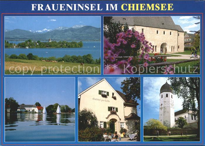 Fraueninsel Chiemsee Kloster Frauenwoerth Glockenturm