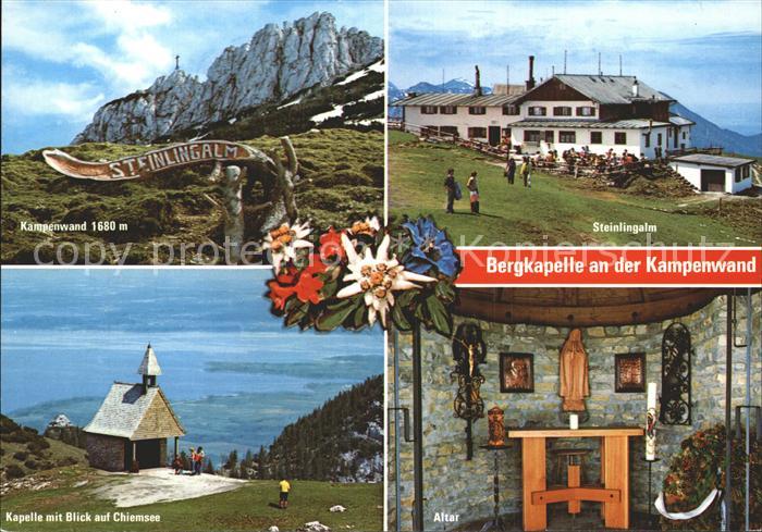 Aschau Chiemgau Bayerische Alpen Steinlingalm Kampenwand