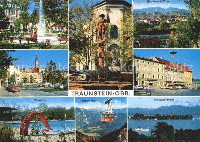 Traunstein Oberbayern Gruene Stadt Warmbad Frauenchiemsee Hochfellnbahn
