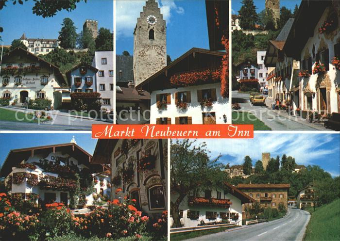 Neubeuern Bayerisches Inntal Kirchturm Haeuser