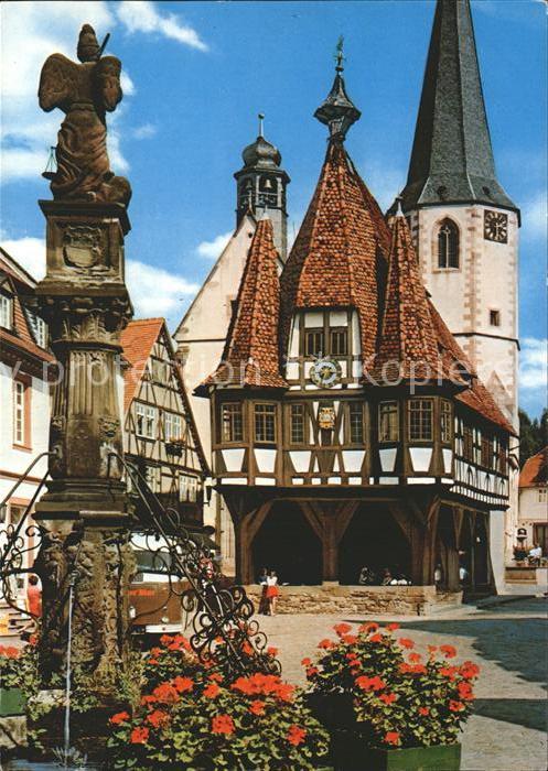 Michelstadt Marktplatz Rathaus
