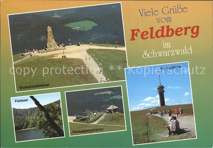 Feldberg Schwarzwald Bismarckdenkmal Feldsee Fernsehturm