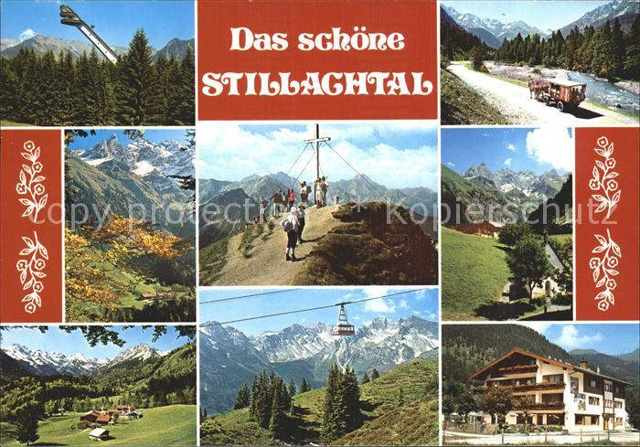 Oberstdorf Stillachtal Bergbahn Wanderer