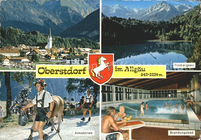 Oberstdorf Kurort Almabtrieb Freibergsee Brandungsbad