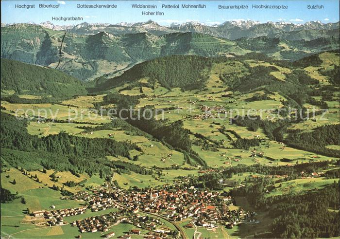 Oberstaufen Oberallgaeu Bayern Schrothkurort Allgaeuer Vorarlberger Hochalpen