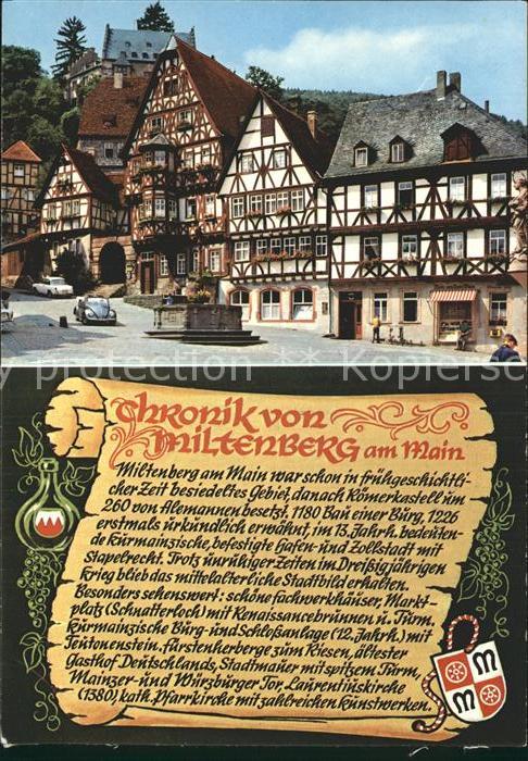 Miltenberg Main Historischer Marktplatz Chronik