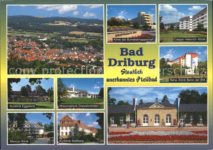 Driburg Bad Heilbad Rheumaklinik Dreizehnlinden Kurklinik Eggeland
