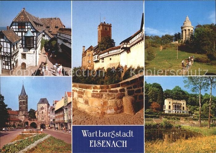 Eisenach Thueringen Wartburg Burschenschaftsdenkmal Nikolaikirche Nikolaitor