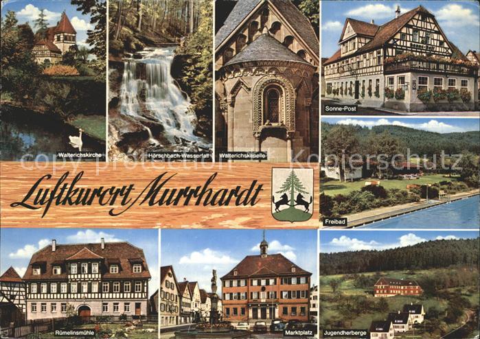 Murrhardt Rems-Murr-Kreis BW Luftkurort Freibad Marktplatz Jugendherberge