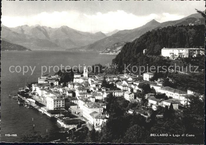 Bellagio Lago di Como See Ansicht Kirche