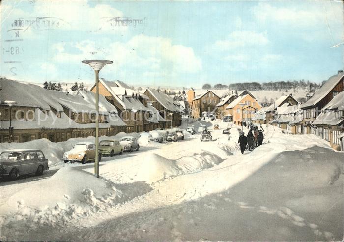 Andreasberg Harz St Wintersportplatz Schuetzenstrasse