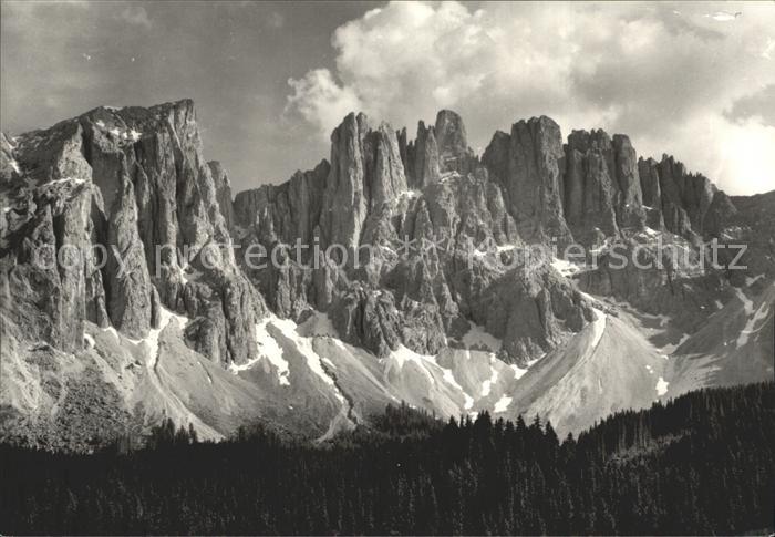 Latemar Gruppe Berge Dolomiten