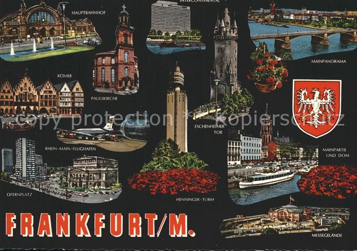 Frankfurt Main Messe Dom Main Flughafen Opernplatz Roemer