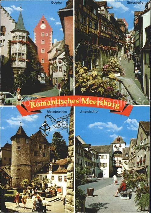 Meersburg Bodensee Baerenbrunnen Obertor Steigstrasse