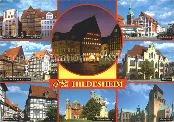 HILDESHEIM  CITY Hinterer Bruehl Mariendom Wedekindhaus