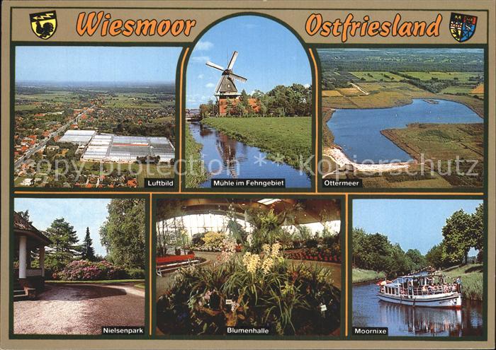 Wiesmoor Luftbild Muehle Ottermeer