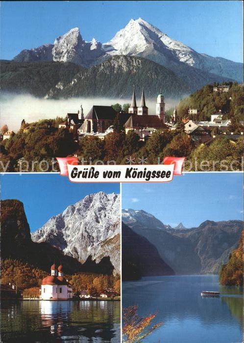 Koenigssee Berchtesgaden Watzmann Sankt Bartholomae