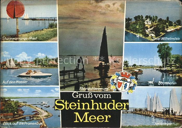 Steinhuder Meer Sturmwarnungsmast Insel Wilhelmstein