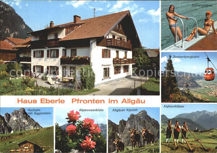 Pfronten Ostallgaeu Bayern Haus Eberle