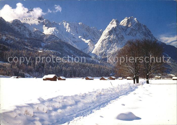 GARMISCH-PARTENKIRCHEN Bayern Hammersbacher Fu?weg Alpspitzen