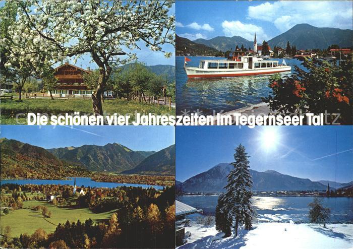 Tegernsee Bayern Vier Jahreszeiten Wallberg Rottach Egern Bad Wiessee