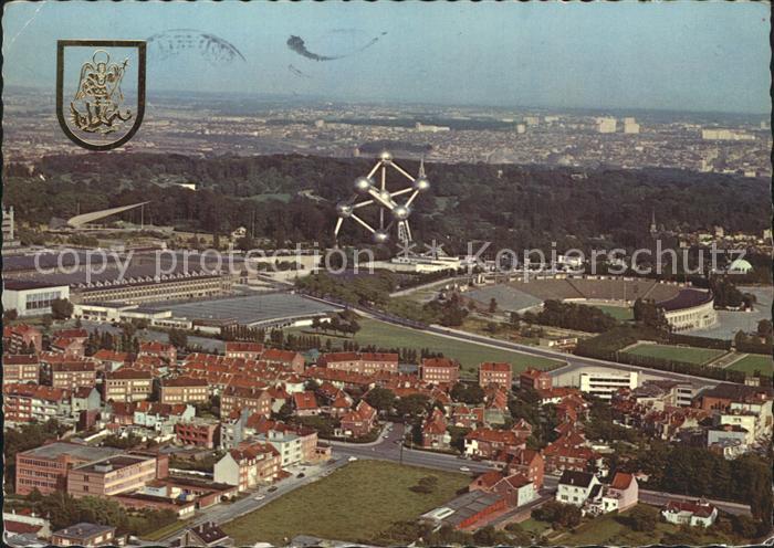 Bruessel Bruxelles Panorama Heysel Atomium