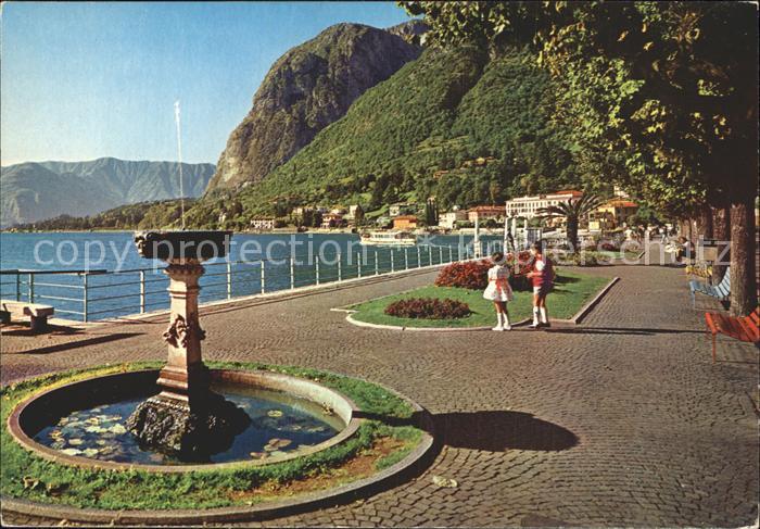 Menaggio Lago di Como Uferpromenade See