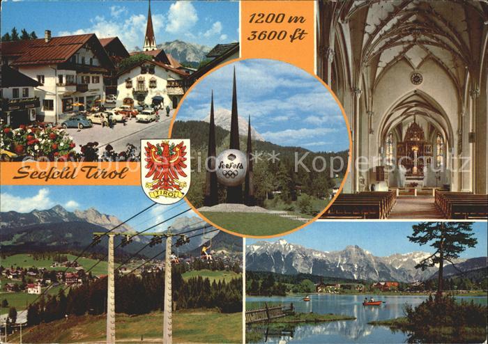 Seefeld Tirol Kirche Wildsee Ansichten