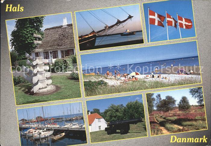 Hals Danmark Partier Bootshafen Strand Heide