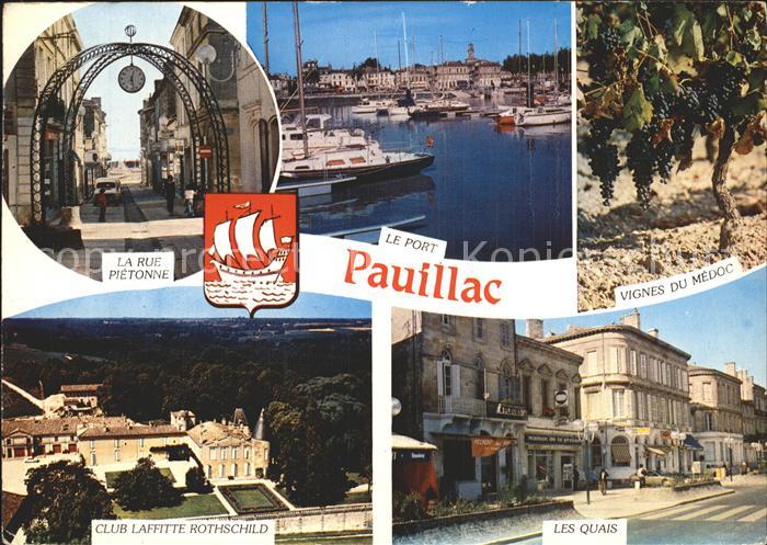 Pauillac Chateau Laffite Rothschild Bootsanlegestelle