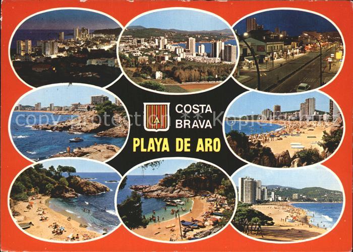 Costa Brava Playa de Aro Strand Stadtansichten
