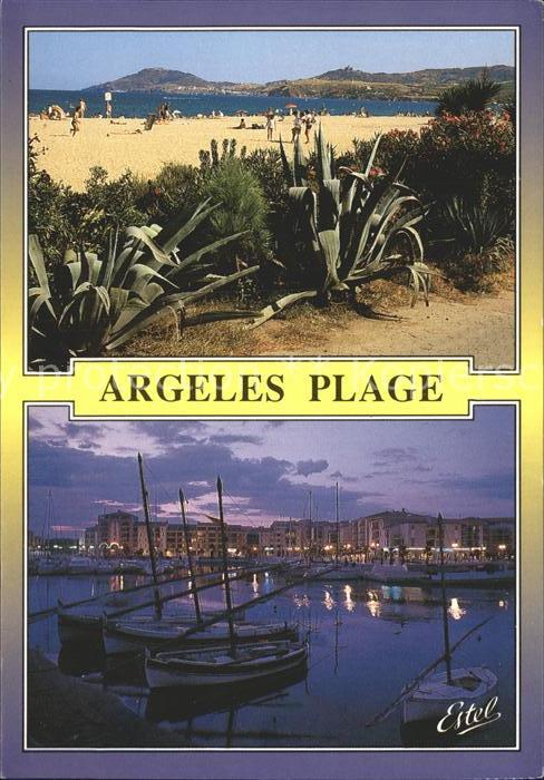 Argeles Plage La Cote Vermeille Hafen Strand