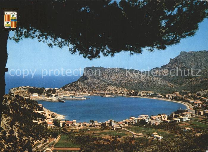 Soller Mallorca Spanien Bucht Ortsansicht