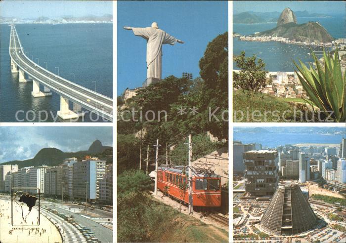 Rio de Janeiro Kathedrale Christo Redentor Strand Copocabana