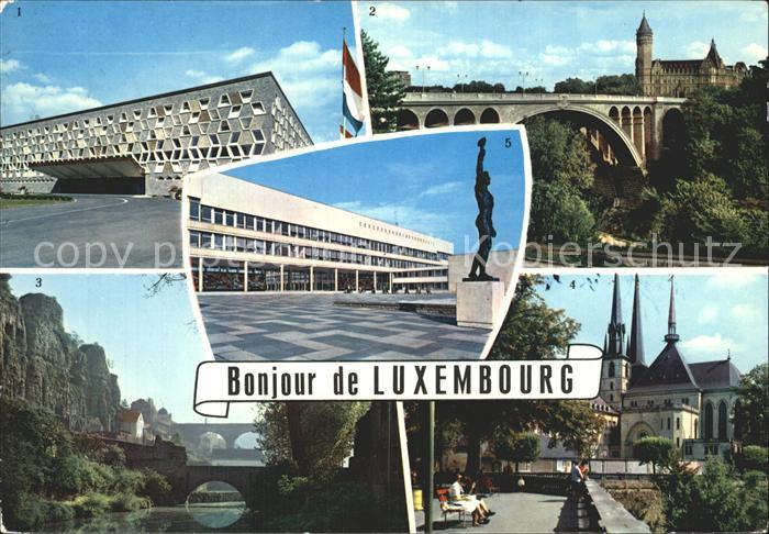 LUXEMBOURG  Luxemburg Volkstheater Kathedrale