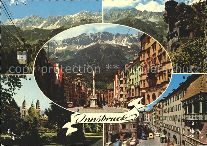 Innsbruck Nordkettenbahn Denkmal Vater und Sohn Hofgarten