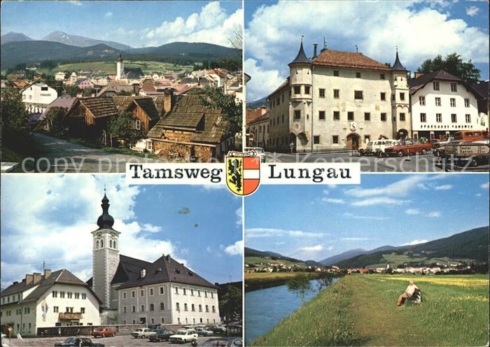Lungau Tamsweg Preber Rathaus Dekanatskirchen Murpromenade