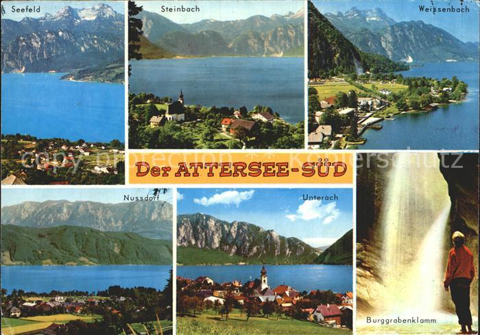 Attersee Seefeld Nussdorf UnterachBurggrabenklamm