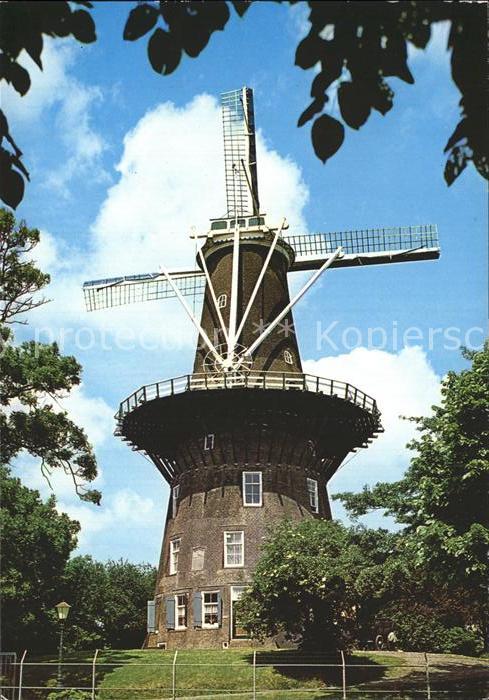 Leiden Windmuehle de Falk Kornmuehle