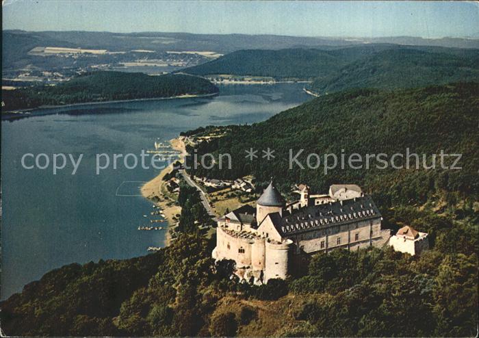 Burg Waldeck Talsperre mit Schloss