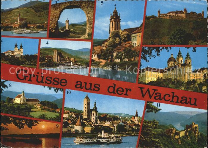 Duernstein Wachau Weissenkirchen Spitz Duernstein Stift Melk Ruine Aggstein