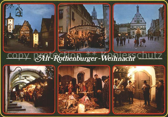 Rothenburg Tauber Alt Rothenburger Weihnacht
