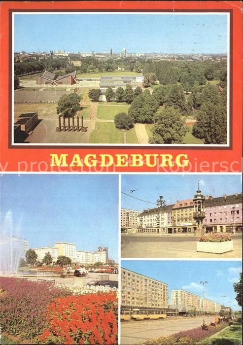 MAGDEBURG CITY Wilhelm Piek Allee Karl Marx Platz