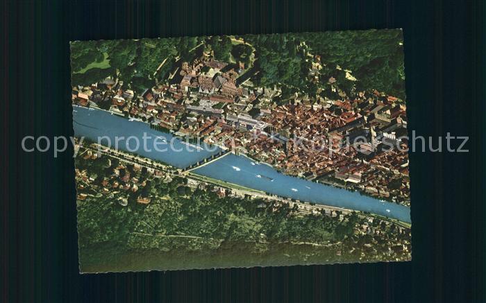 Heidelberg Neckar Fliegeraufnahme
