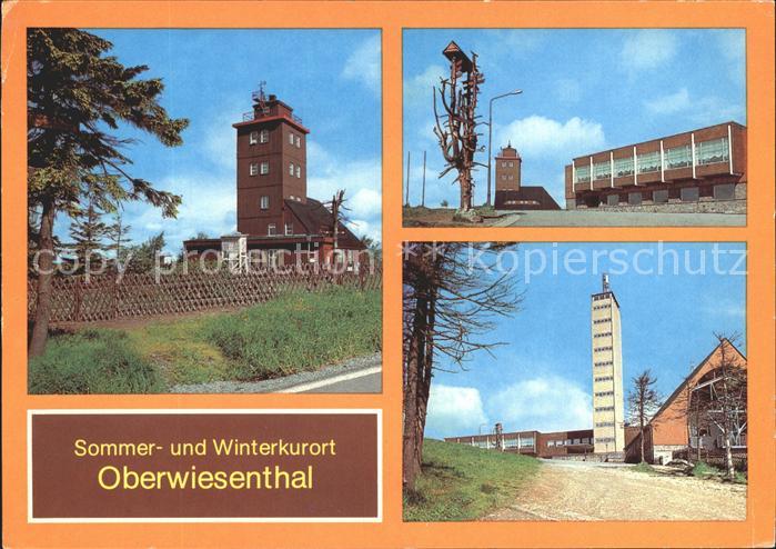 Oberwiesenthal Erzgebirge Wetterwarte Gaststaette Fichtelberghaus