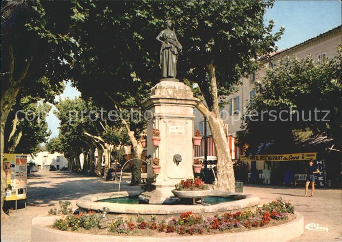 Tulette La Fontaine place du Cours