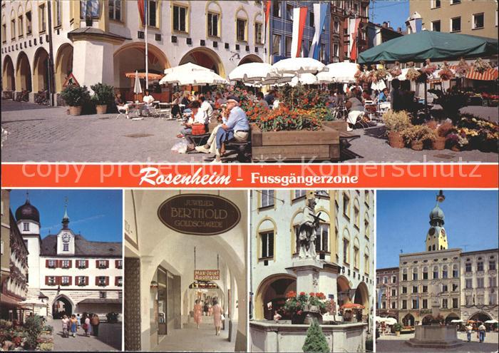 Rosenheim Bayern Fussgaengerzone