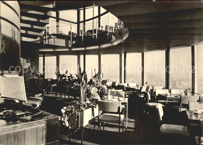 DRESDEN Elbe TurmCafe im Fernsehturm