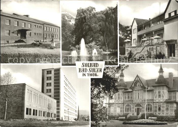 Bad Sulza Badehaus Schwanenteich Kurhaus Inhalatoium